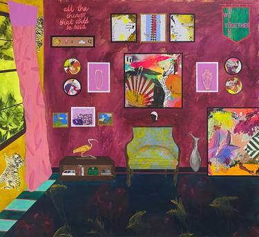 Original Conceptual Interiors Paintings by Dawn Beckles