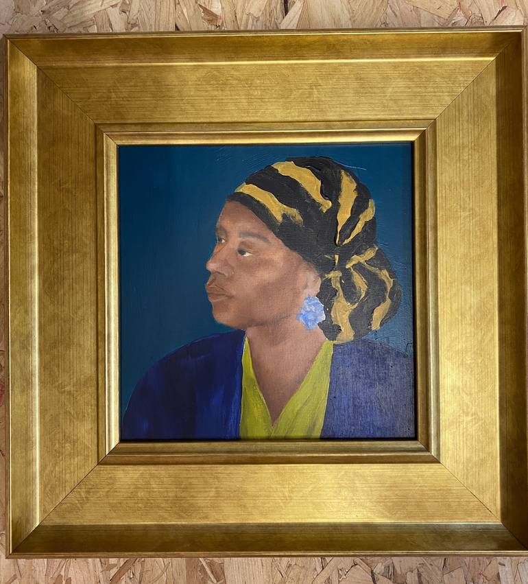 Original Portrait Painting by Dawn Beckles
