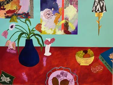 Original Expressionism Interiors Paintings by Dawn Beckles