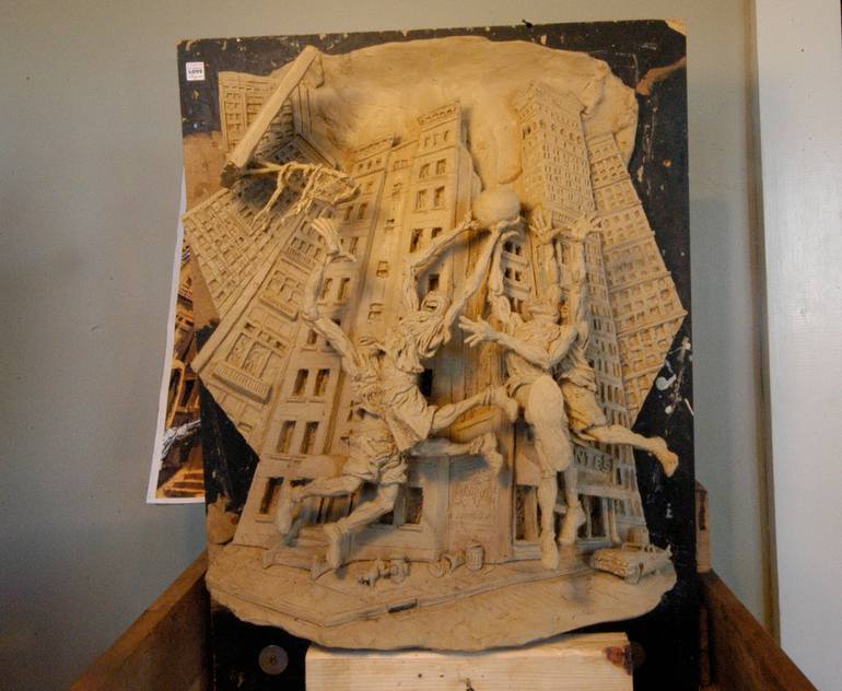 Original Street Art Pop Culture/Celebrity Sculpture by Paul Kamish