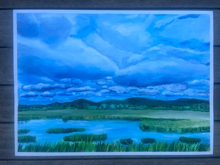Original Impressionism Landscape Painting by Caroline H Duggan