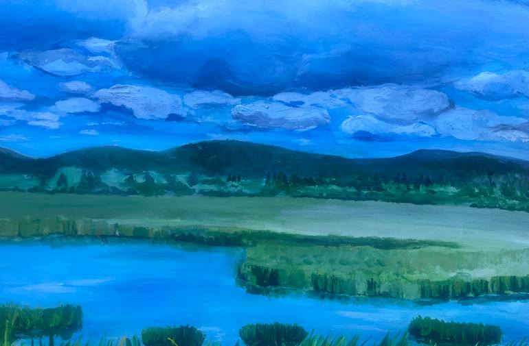 Original Impressionism Landscape Painting by Caroline H Duggan