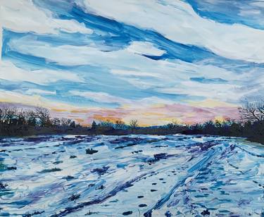 Original Impressionism Landscape Paintings by Caroline H Duggan