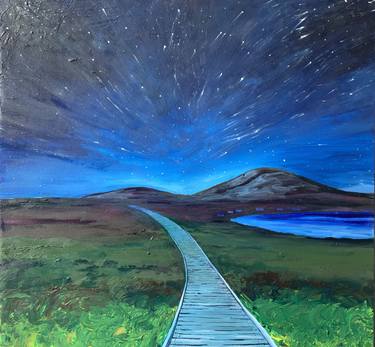 Original Expressionism Landscape Paintings by Caroline H Duggan