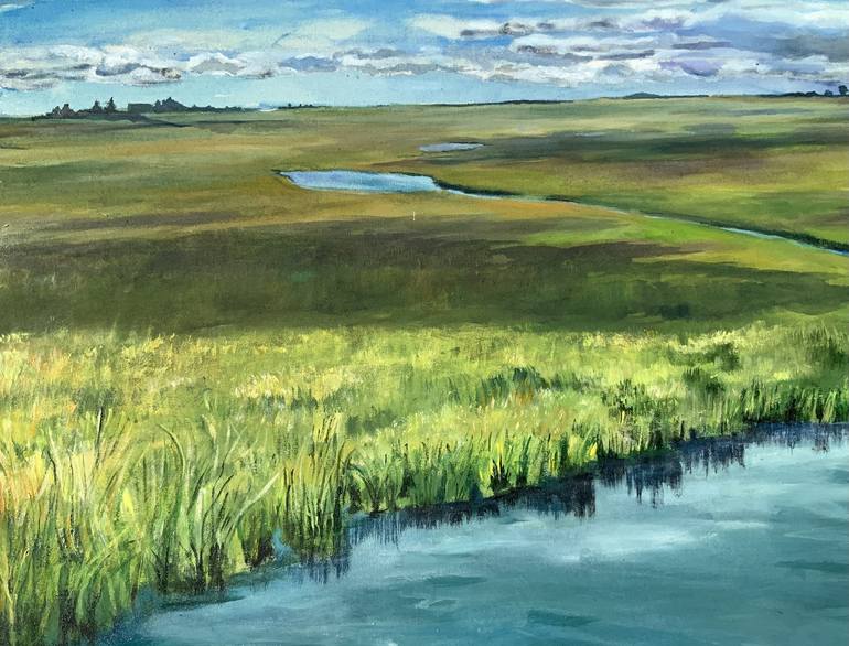 Original Impressionism Landscape Painting by Caroline H Duggan