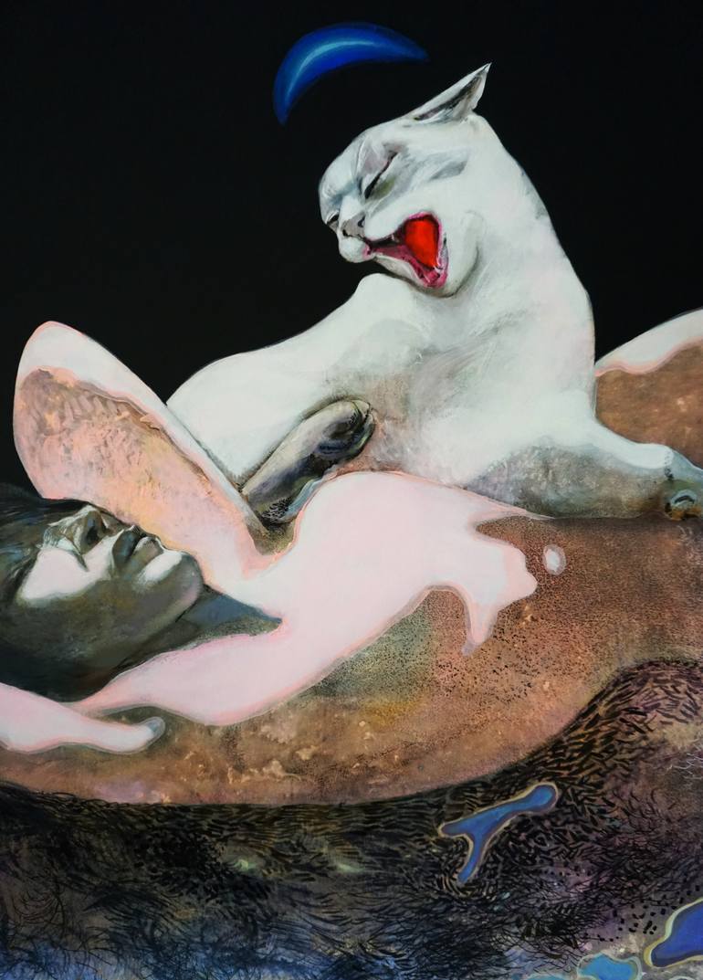 Original Contemporary Body Painting by Victor Tkachenko