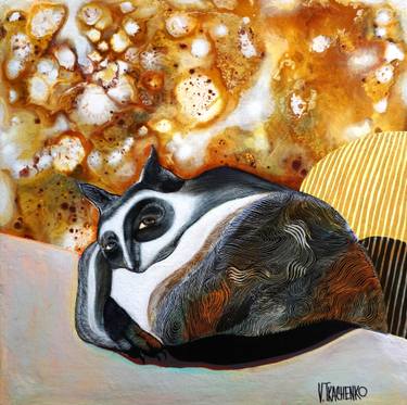 Original Contemporary Animal Paintings by Victor Tkachenko