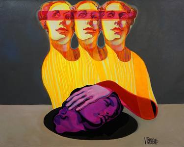 Original Figurative Body Paintings by Victor Tkachenko