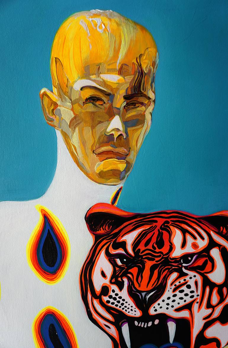 Original Contemporary Body Painting by Victor Tkachenko