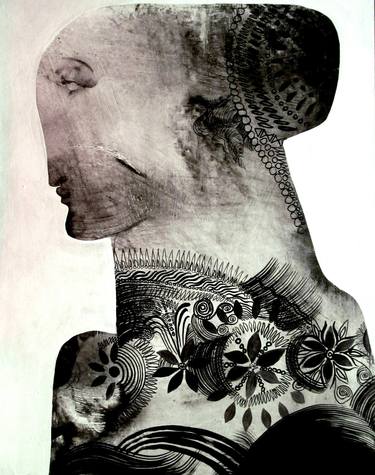 Print of Art Deco Portrait Drawings by Victor Tkachenko