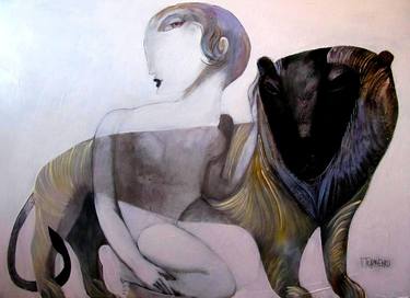 Print of Art Deco Nude Paintings by Victor Tkachenko