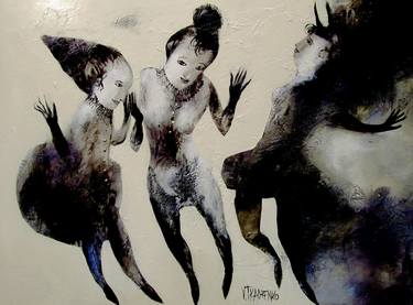 Print of Figurative People Paintings by Victor Tkachenko