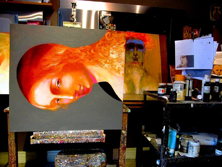 Original Figurative People Painting by Victor Tkachenko
