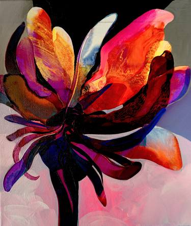 Print of Expressionism Floral Paintings by Victor Tkachenko