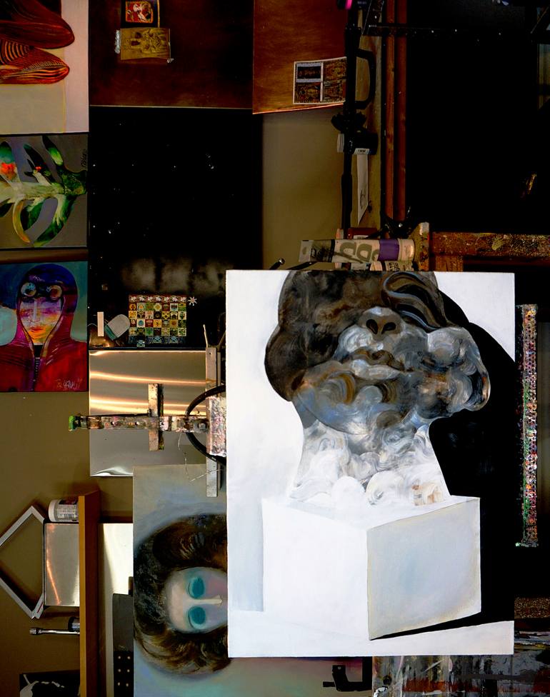 Original Figurative People Painting by Victor Tkachenko