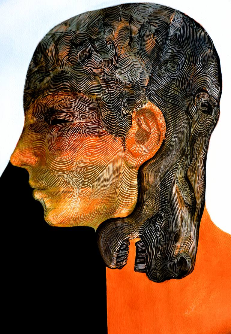 Original Figurative People Painting by Victor Tkachenko