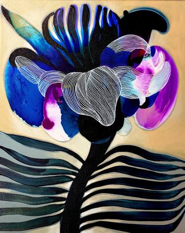 Saatchi Art Artist Victor Tkachenko; Painting, “Flower F” #art