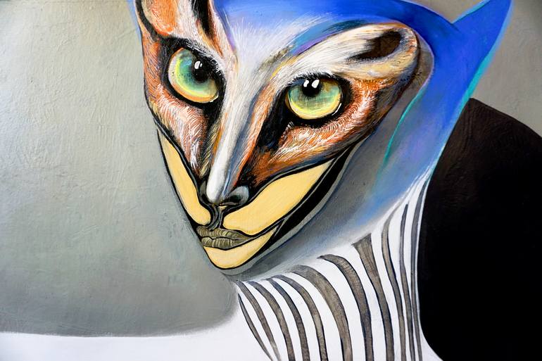 Original Figurative Animal Painting by Victor Tkachenko