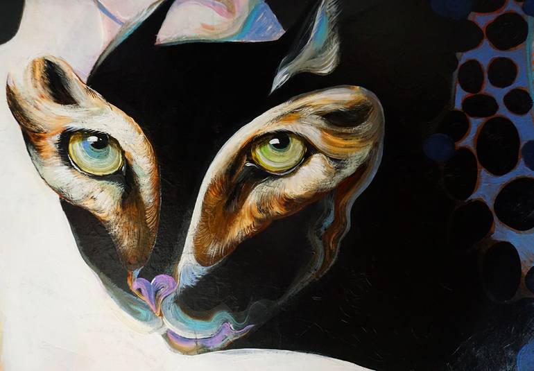 Original Figurative Animal Painting by Victor Tkachenko