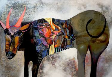 Print of Expressionism Animal Paintings by Victor Tkachenko