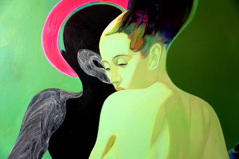 Original Figurative Body Painting by Victor Tkachenko