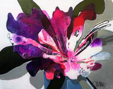 Original Fine Art Floral Paintings by Victor Tkachenko