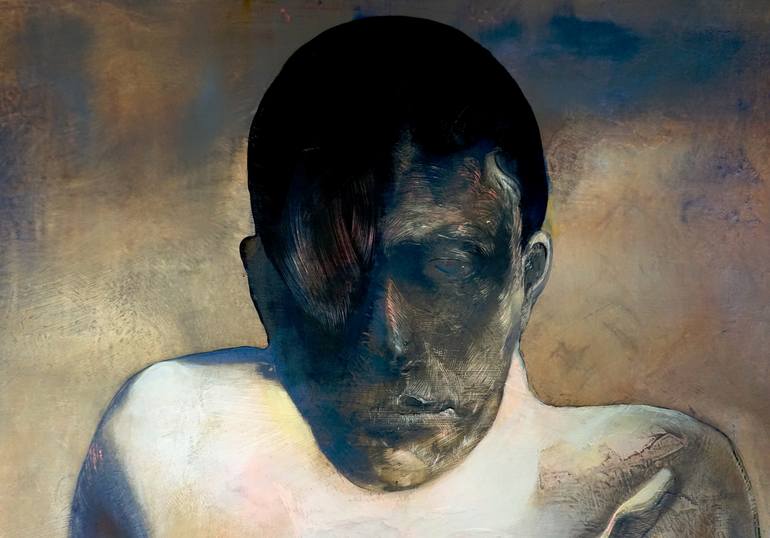 Original Figurative Body Painting by Victor Tkachenko