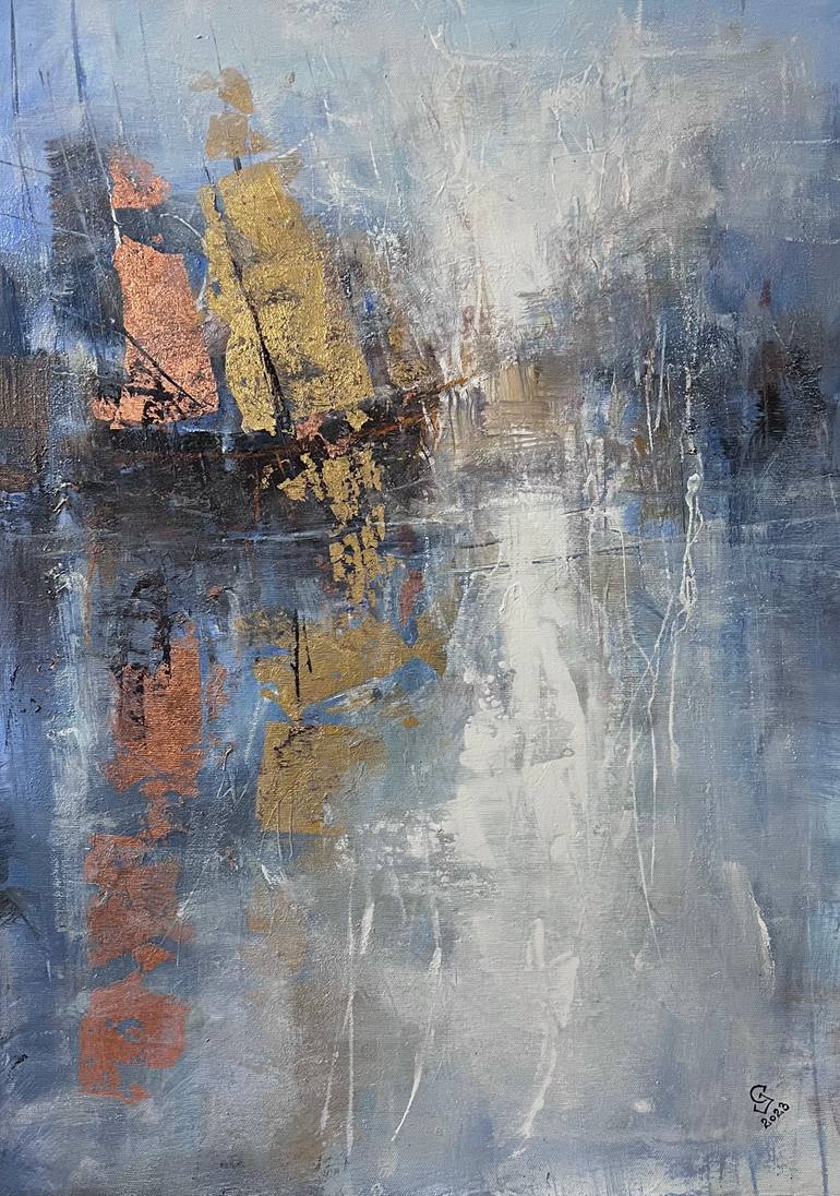 Original Expressionism Abstract Painting by Ivan Grozdanovski