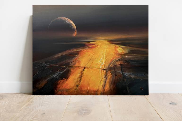 Original Expressionism Abstract Painting by Ivan Grozdanovski