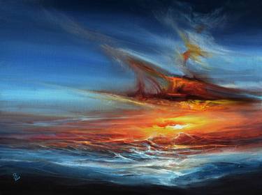 Print of Abstract Seascape Paintings by Ivan Grozdanovski