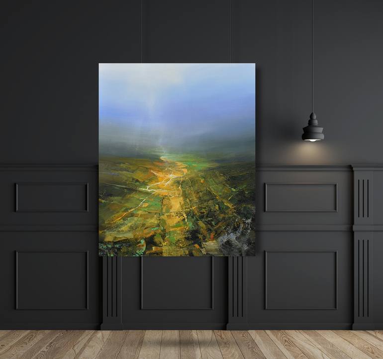Original Expressionism Landscape Painting by Ivan Grozdanovski