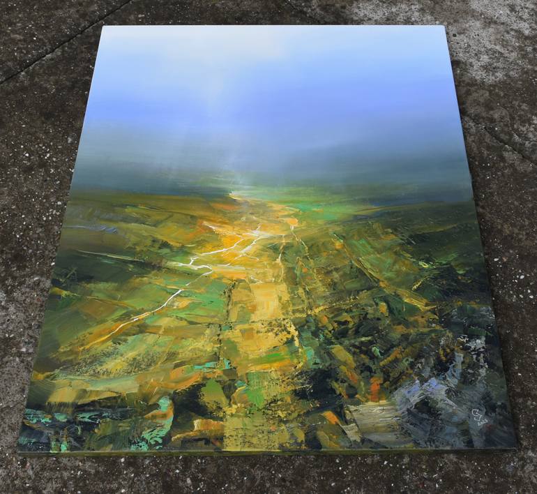 Original Expressionism Landscape Painting by Ivan Grozdanovski
