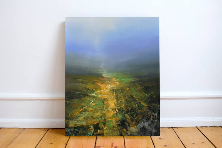 Original Expressionism Landscape Painting by Ivan Grozdanovski