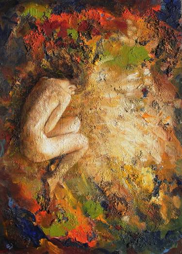 Original Abstract Expressionism Nude Paintings by Ivan Grozdanovski