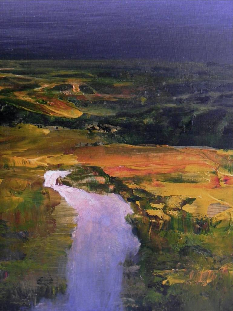 Original Expressionism Landscape Painting by Ivan Grozdanovski