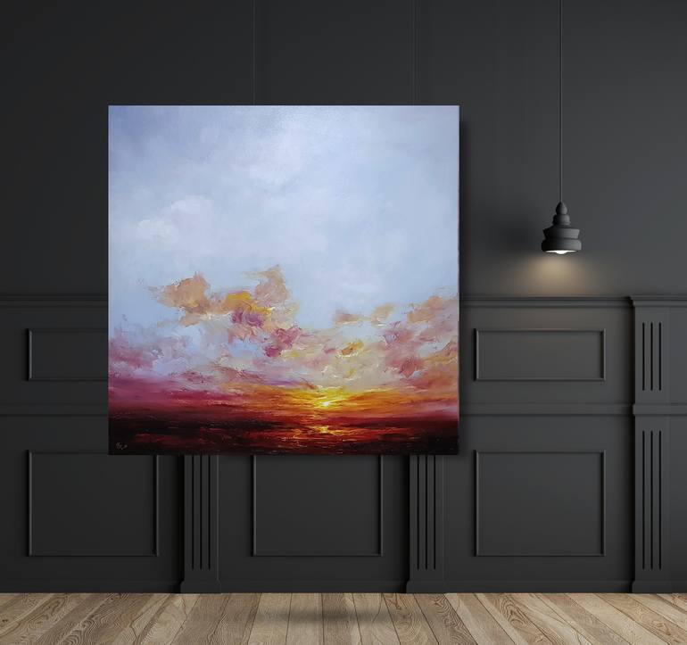 Original Expressionism Landscape Painting by Ivan Grozdanovski