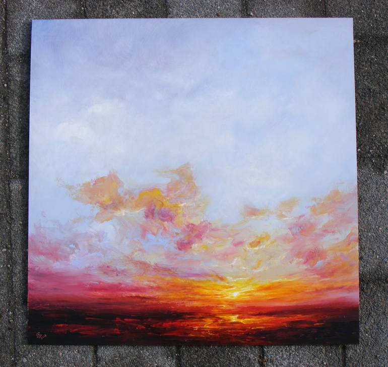 Original Expressionism Landscape Painting by Ivan Grozdanovski