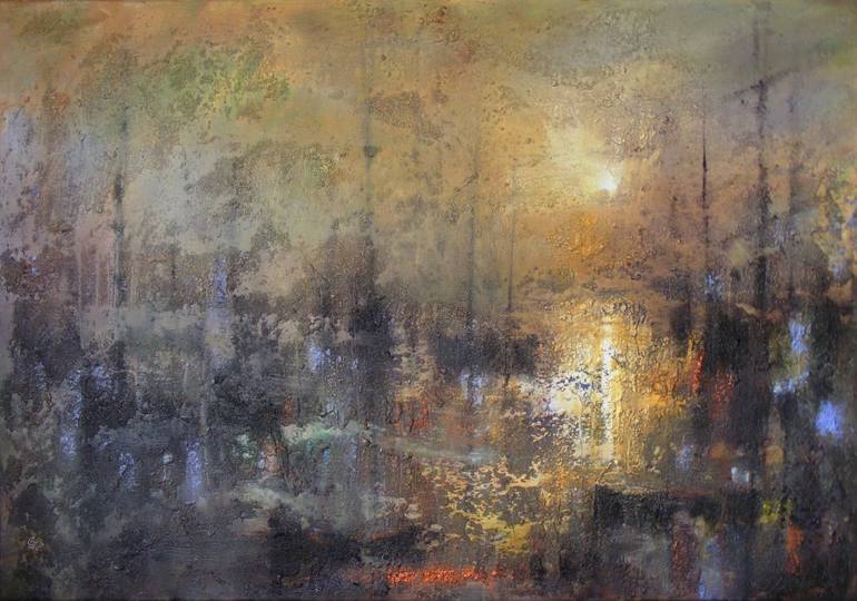 Original Abstract Painting by Ivan Grozdanovski