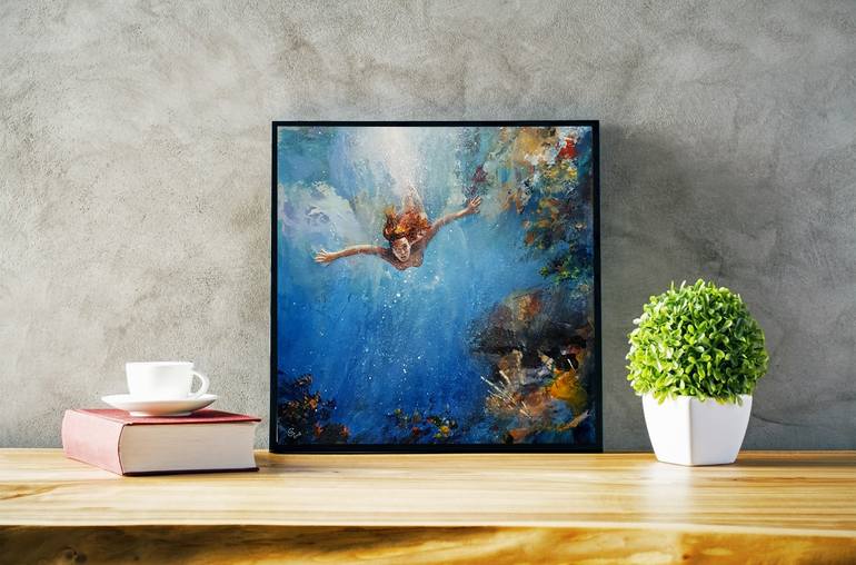 Original Abstract Nude Painting by Ivan Grozdanovski