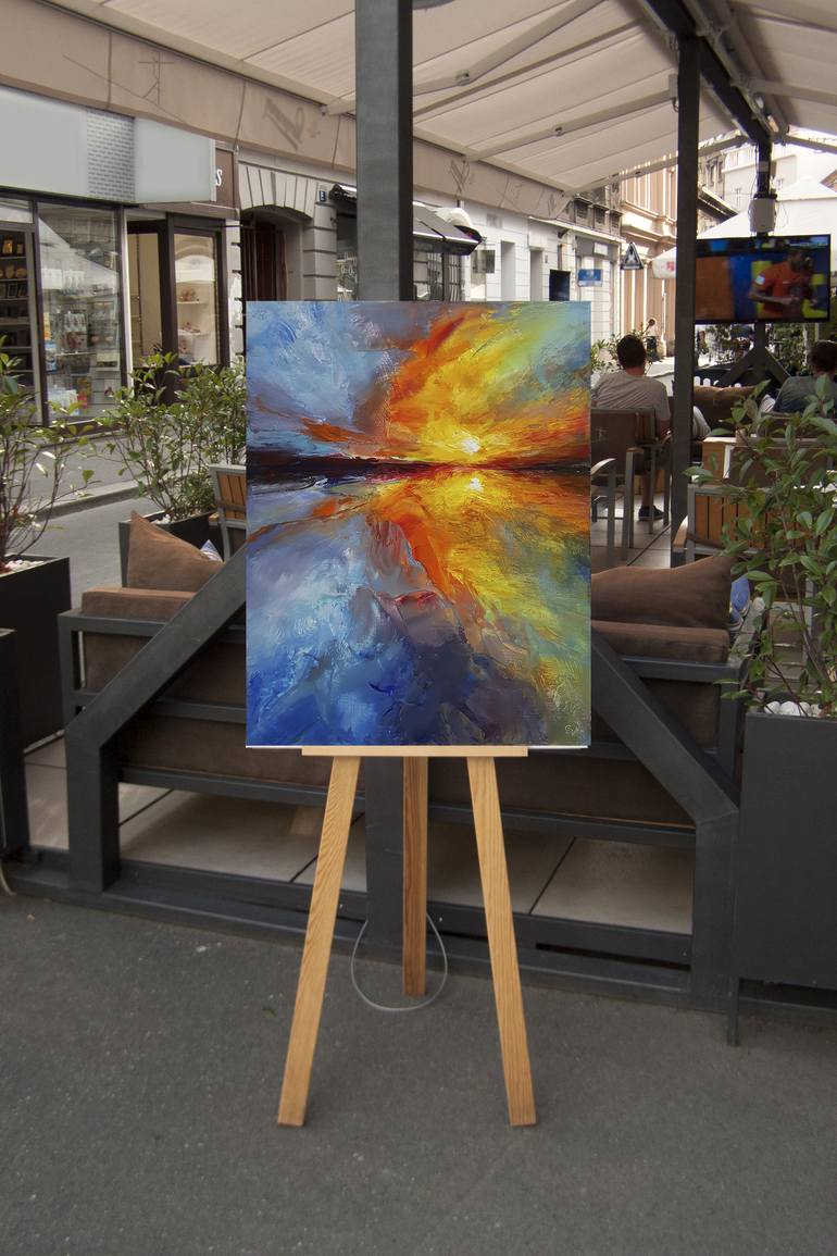 Original Abstract Painting by Ivan Grozdanovski