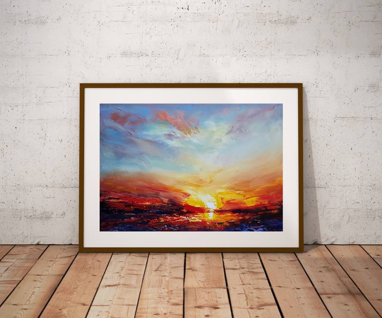 Original Impressionism Landscape Painting by Ivan Grozdanovski