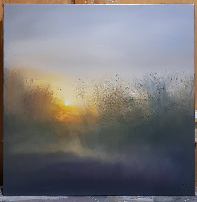 Original Impressionism Landscape Painting by Ivan Grozdanovski