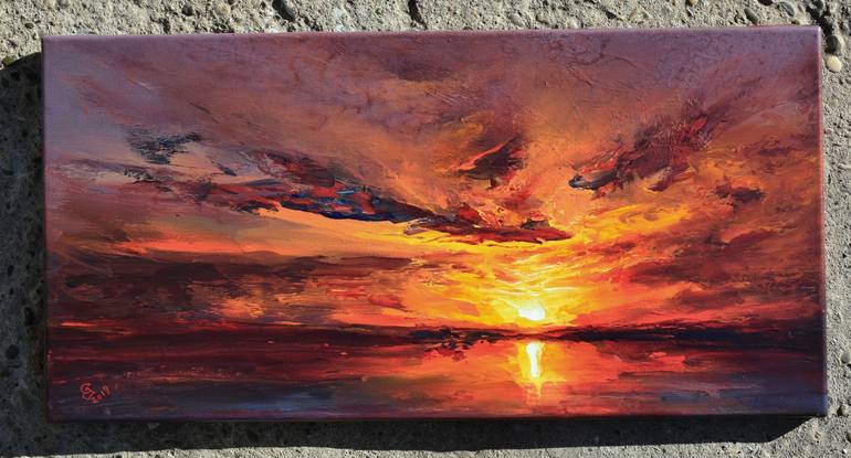 Original Expressionism Landscape Painting by Ivan Grozdanovski