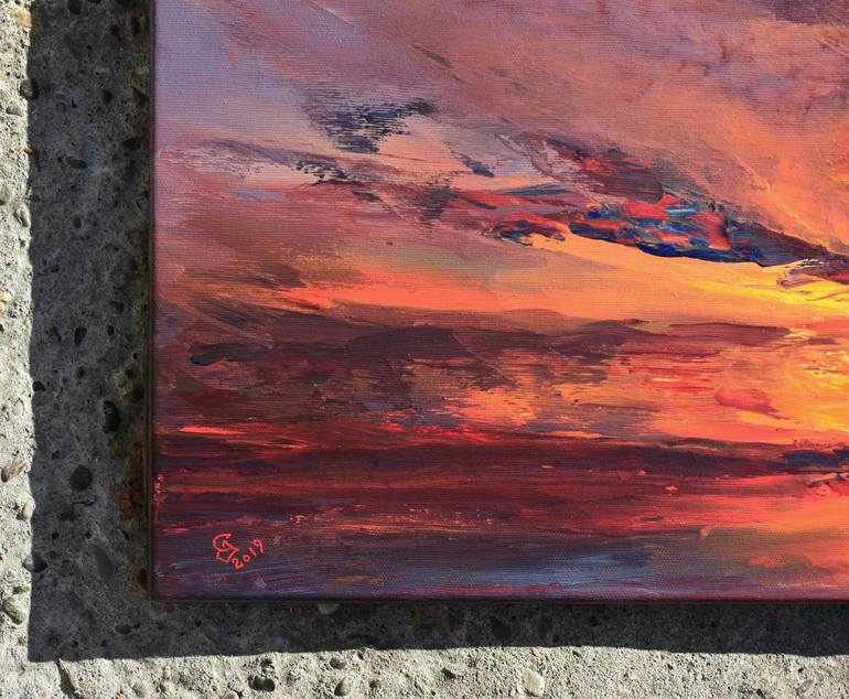 Original Expressionism Landscape Painting by Ivan Grozdanovski