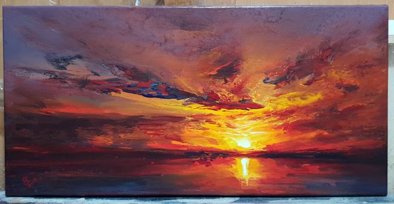 Original Expressionism Landscape Painting by Ivan Grozdanovski