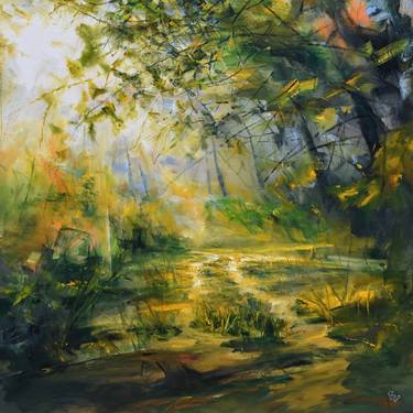 Print of Abstract Landscape Paintings by Ivan Grozdanovski