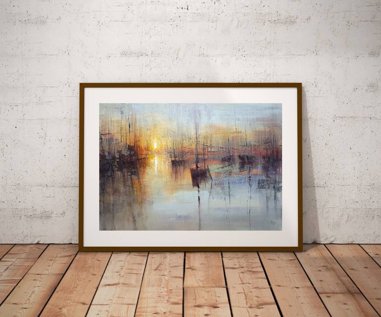 Original Abstract Painting by Ivan Grozdanovski