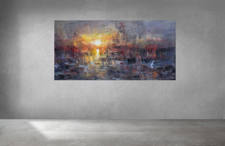 Original Abstract Painting by Ivan Grozdanovski