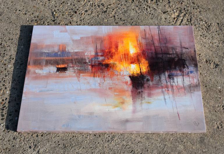 Original Abstract Painting by Ivan Grozdanovski