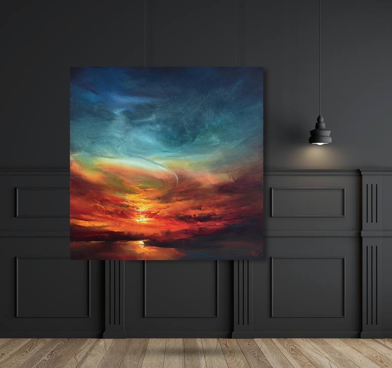 Original Expressionism Landscape Painting by Ivan Grozdanovski